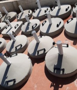 Βάση ομπρελών Τσιμέντου