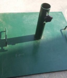 Βάση ομπρελών με Μεταλλική Πλάκα Μεταφερόμενη